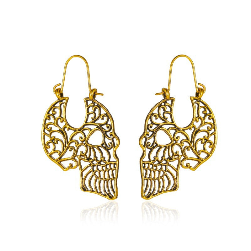 Wholesale Gothic Skull Earrings,  Alloy Electroplated,   Party Jewelry Accessory for Resale