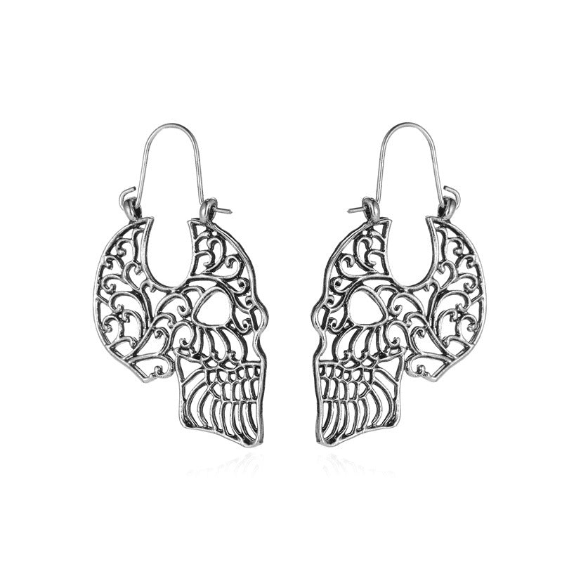 Wholesale Gothic Skull Earrings,  Alloy Electroplated,   Party Jewelry Accessory for Resale