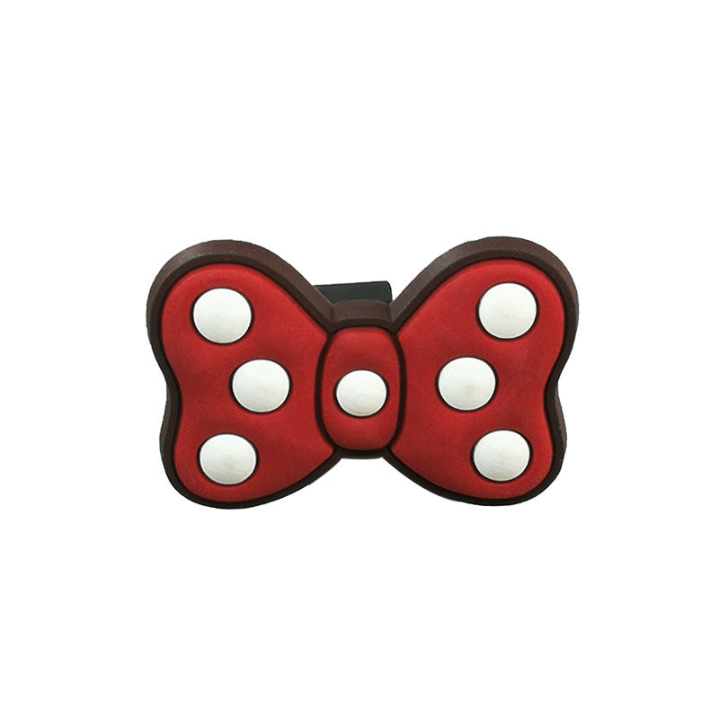 Wholesale Random 100pcs Cute Cartoon PVC Soft Rubber Shoe Buckle Decoration ACC-SC-YiBang003