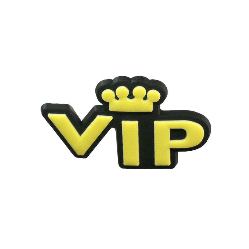 Wholesale Random 100pcs Cute Cartoon PVC Soft Rubber Shoe Buckle Decoration ACC-SC-YiBang003