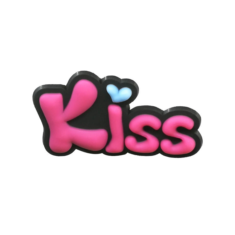 Wholesale Random 100pcs Cute Cartoon PVC Soft Rubber Shoe Buckle Decoration ACC-SC-YiBang003