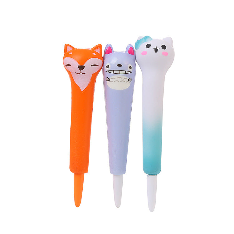 Wholesale  Slow Rebound Gel Pen Cute Cartoon Pen