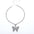 Wholesale  punk style Hip-Hop diamond butterfly necklac