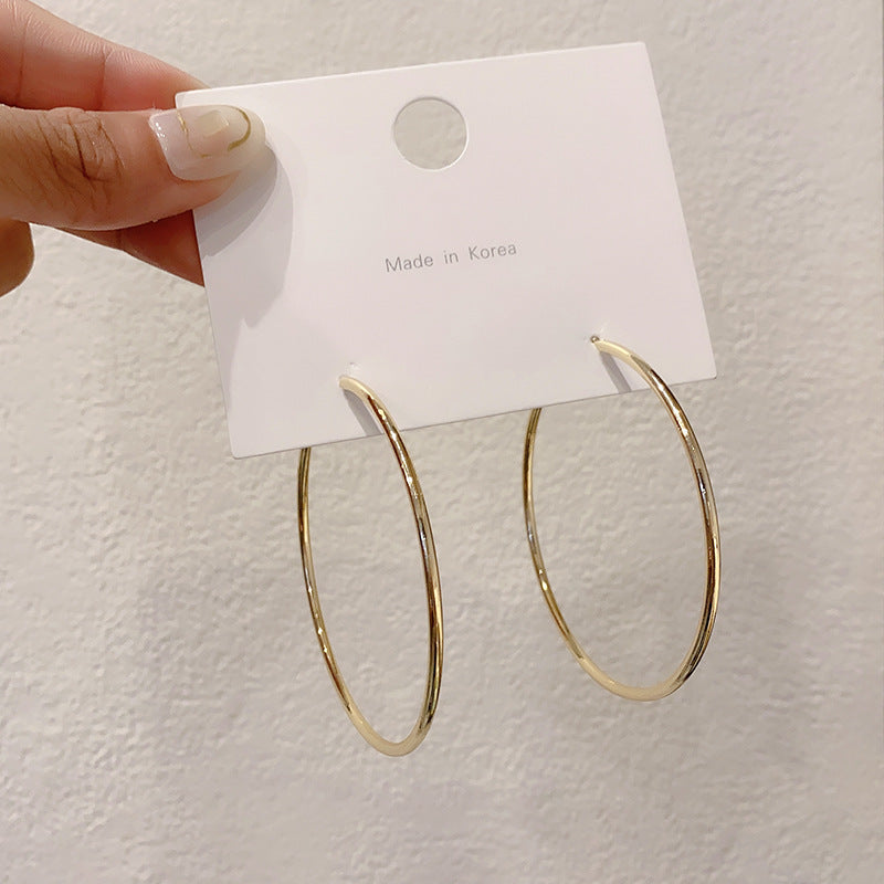 Wholesale  round earrings  hoop temperament earrings