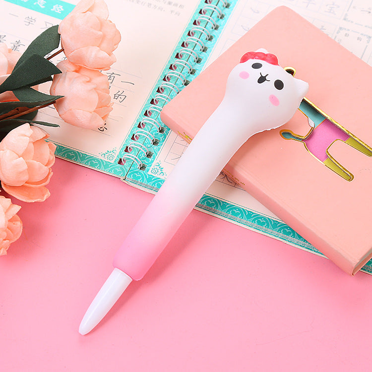 Wholesale  Slow Rebound Gel Pen Cute Cartoon Pen