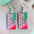 Wholesale Cartoon anime colorful earrings