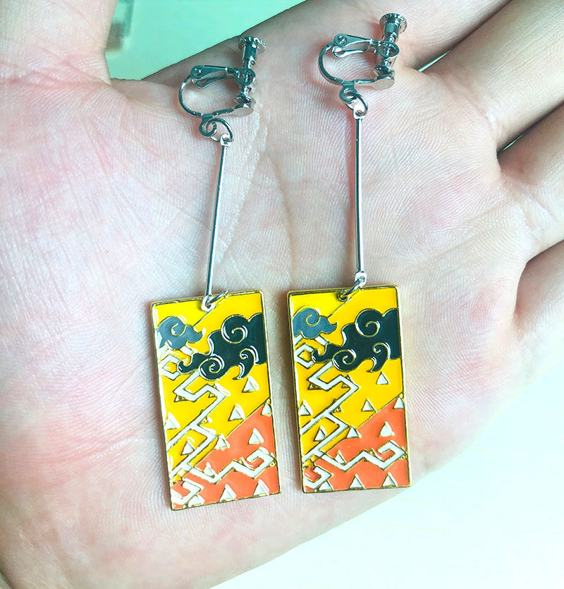 Wholesale Cartoon anime colorful earrings
