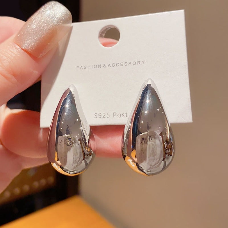 Wholesale European and American Retro Metal Cold Style Water Drop Earrings ACC-ES-HaoWen004