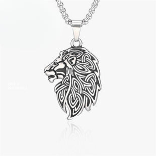 Wholesale Stainless Steel Wash Scissors Blow Razor Hair Dryer Pendant Titanium Steel Men's Necklace ACC-NE-Ruig006