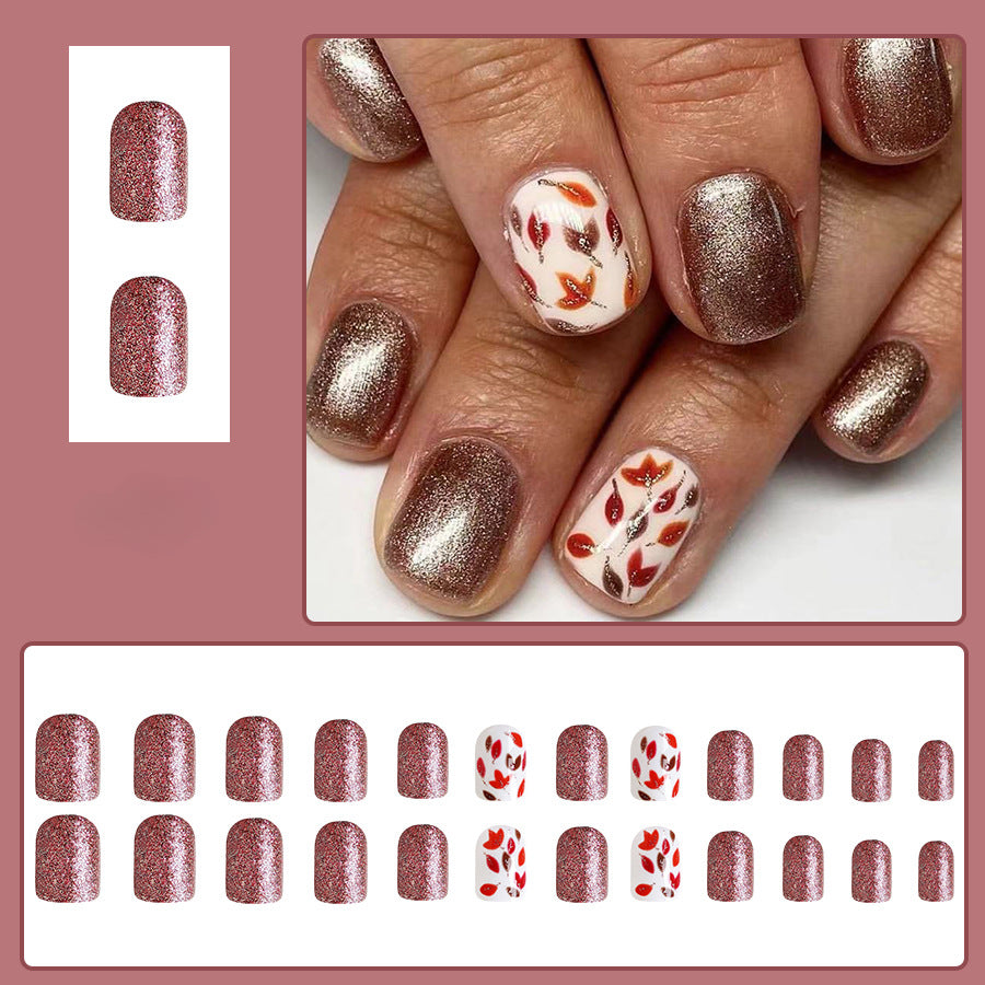 Wholesale 24 Pieces/box Press-on Nails Kits Nail Stickers ACC-NS-GuaiXL104
