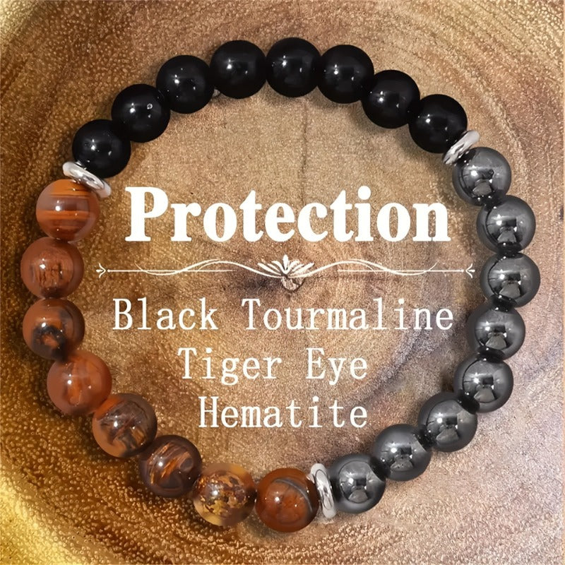 Wholesale Tiger Eye Obsidian Black Gallstone Bracelet ACC-BT-XiaoDu003