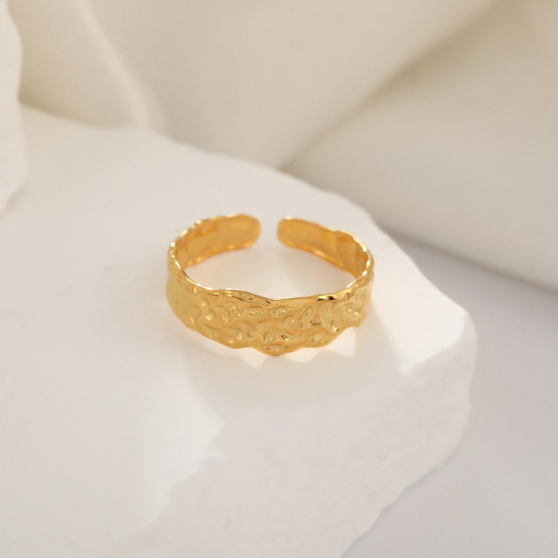 Wholesale Electroplated 18K Stainless Steel Loose Rings  ACC-RS-TaiMei007