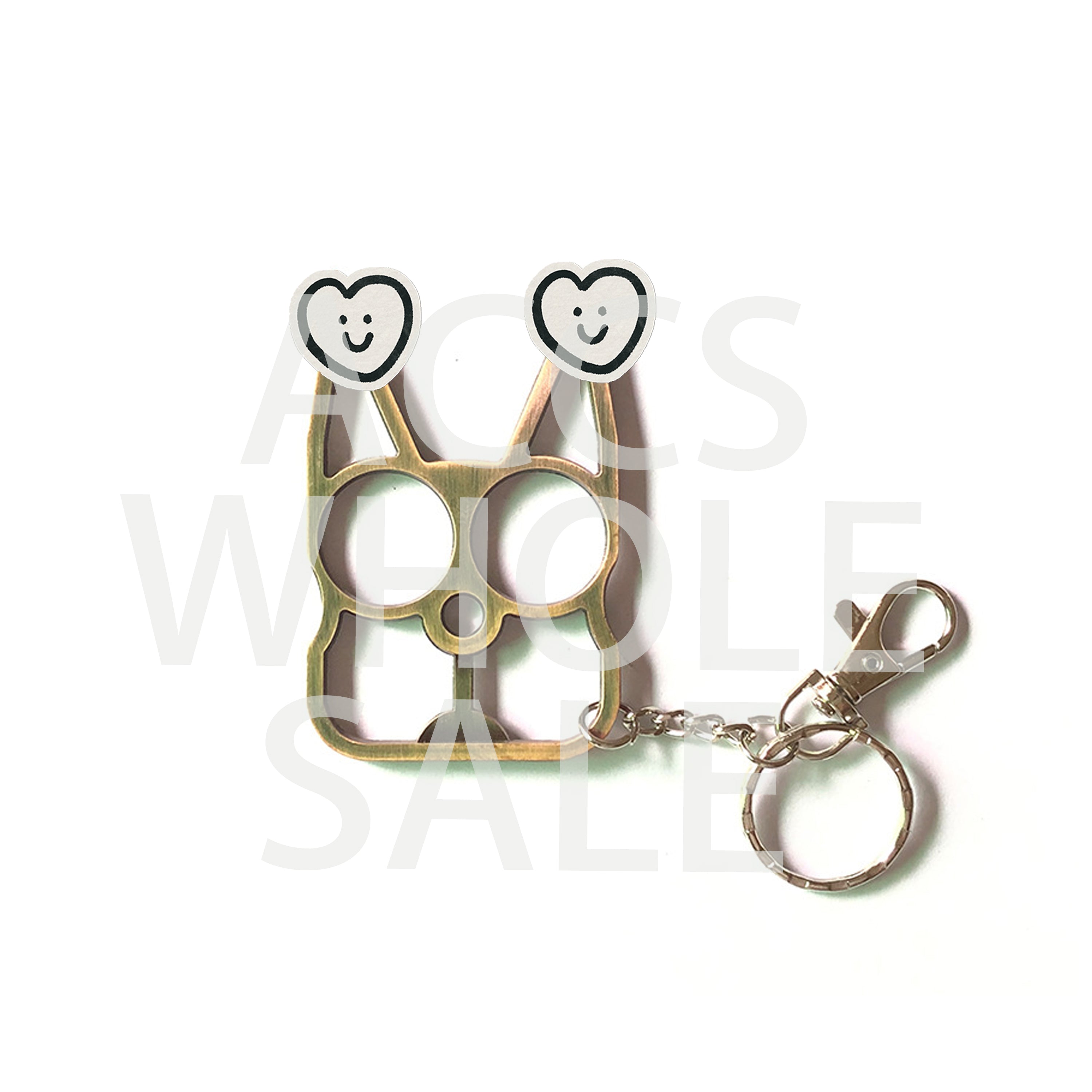 Wholesale Outdoor Gear Colorful Leopard Print Metal Keychains