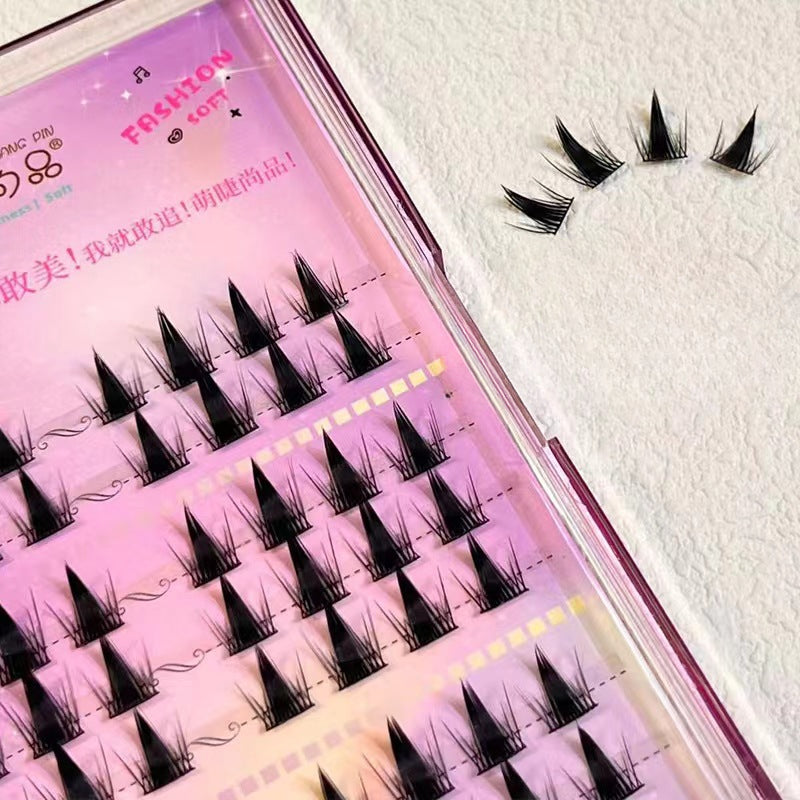 Wholesale Thick Single Cluster Segmented False Eyelashes ACC-FS-Rous001