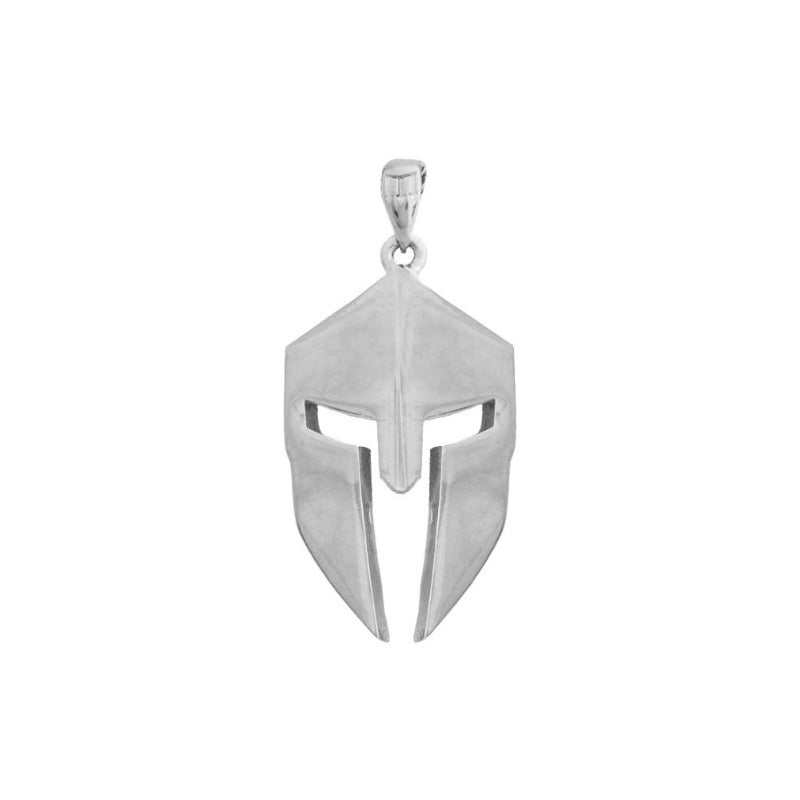 Wholesale Stainless Steel Mens Warrior Mask Face Cover Necklace ACC-NE-XuanChi009