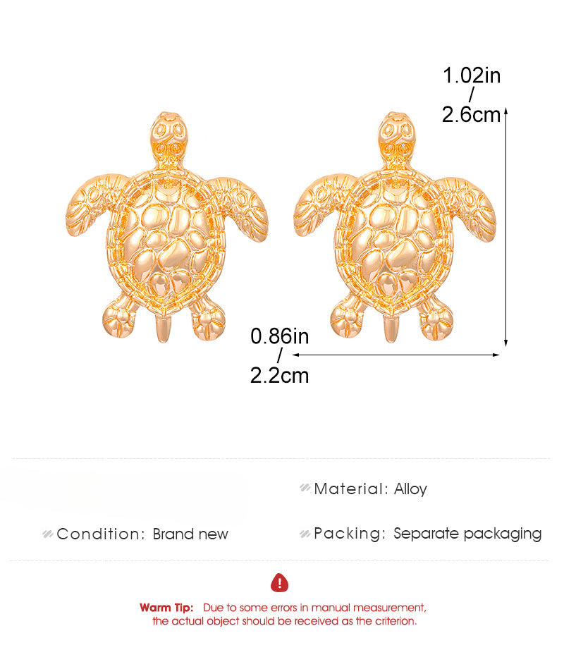 Wholesale Starfish Blue Turtle Summer Ocean Theme Earrings ACC-ES-ChengJing004