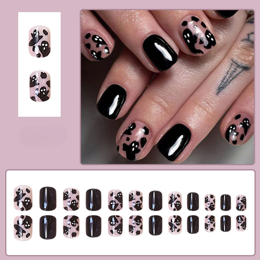 Wholesale 24 Pieces/box Halloween Press-on Nails Kits Nail Stickers ACC-NS-GuaiXL109