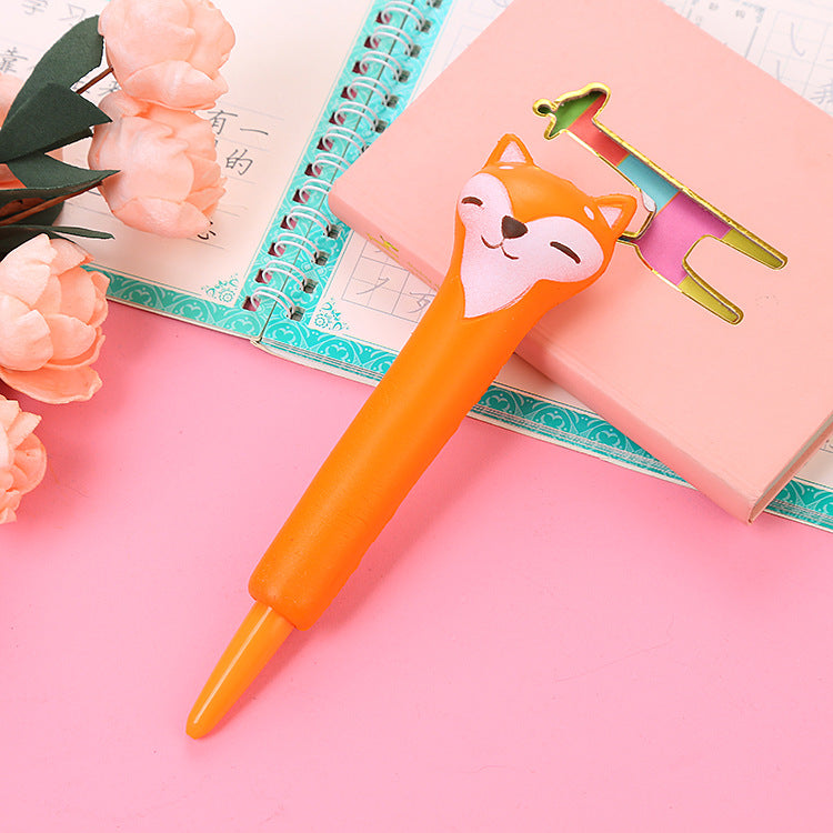 Wholesale  Slow Rebound Gel Pen Cute Cartoon Pen