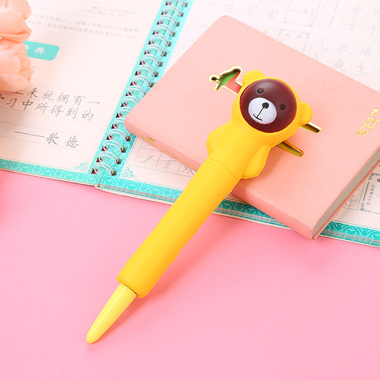 Wholesale  Slow Rebound Gel Pen Cute Cartoon Pen