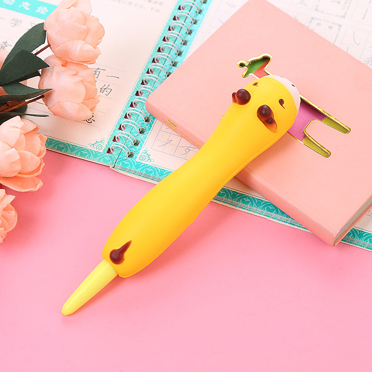 Wholesale  Slow Rebound Gel Pen Cute Cartoon Pen