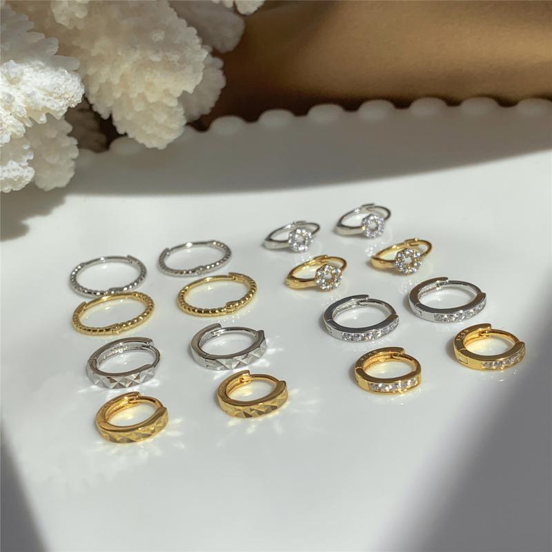 Wholesale all-match round earrings