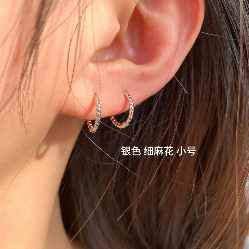 Wholesale all-match round earrings