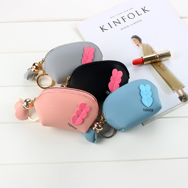 Wholesale Mini Cute Hand-held Coin Multi-function Card Holder Keychain Wallet Coin Purse Keychain ACC-KC-YouTu006
