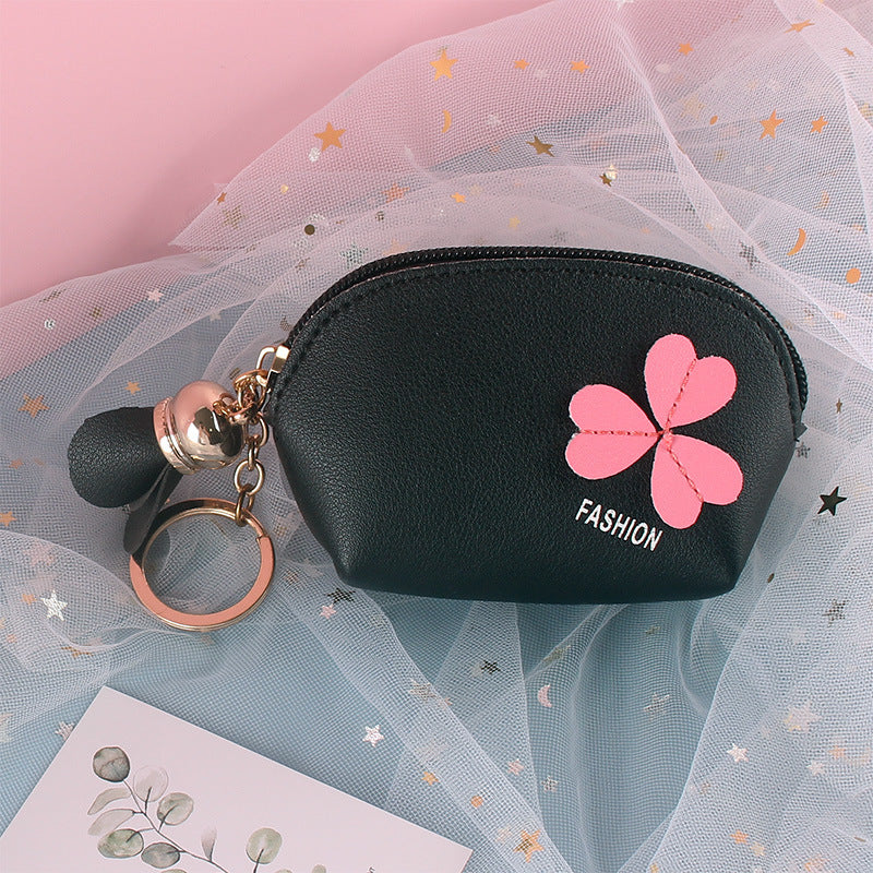 Wholesale Mini Cute Hand-held Coin Multi-function Card Holder Keychain Wallet Coin Purse Keychain ACC-KC-YouTu006