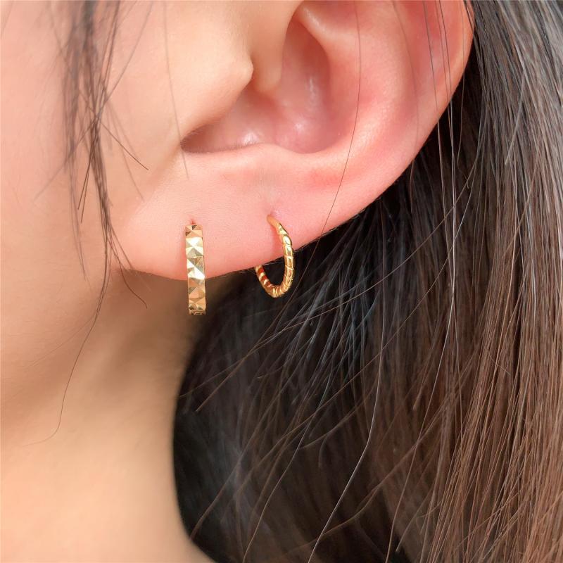 Wholesale all-match round earrings