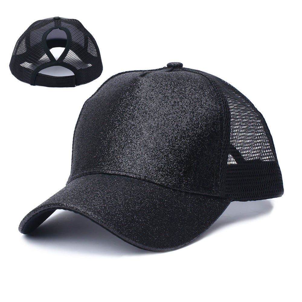 Wholesale Hot Stamping Ponytail Baseball Cap Hat ACC-HT-RongZhao004