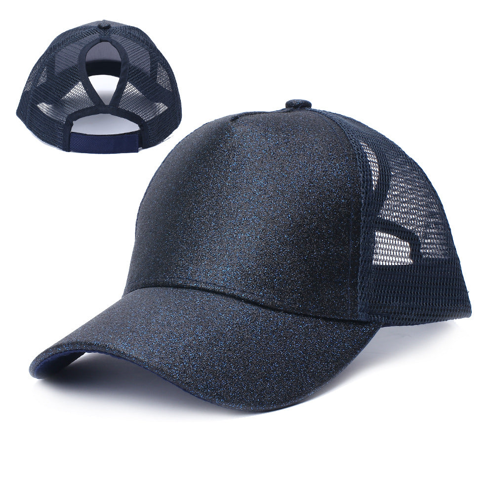 Wholesale Hot Stamping Ponytail Baseball Cap Hat ACC-HT-RongZhao004
