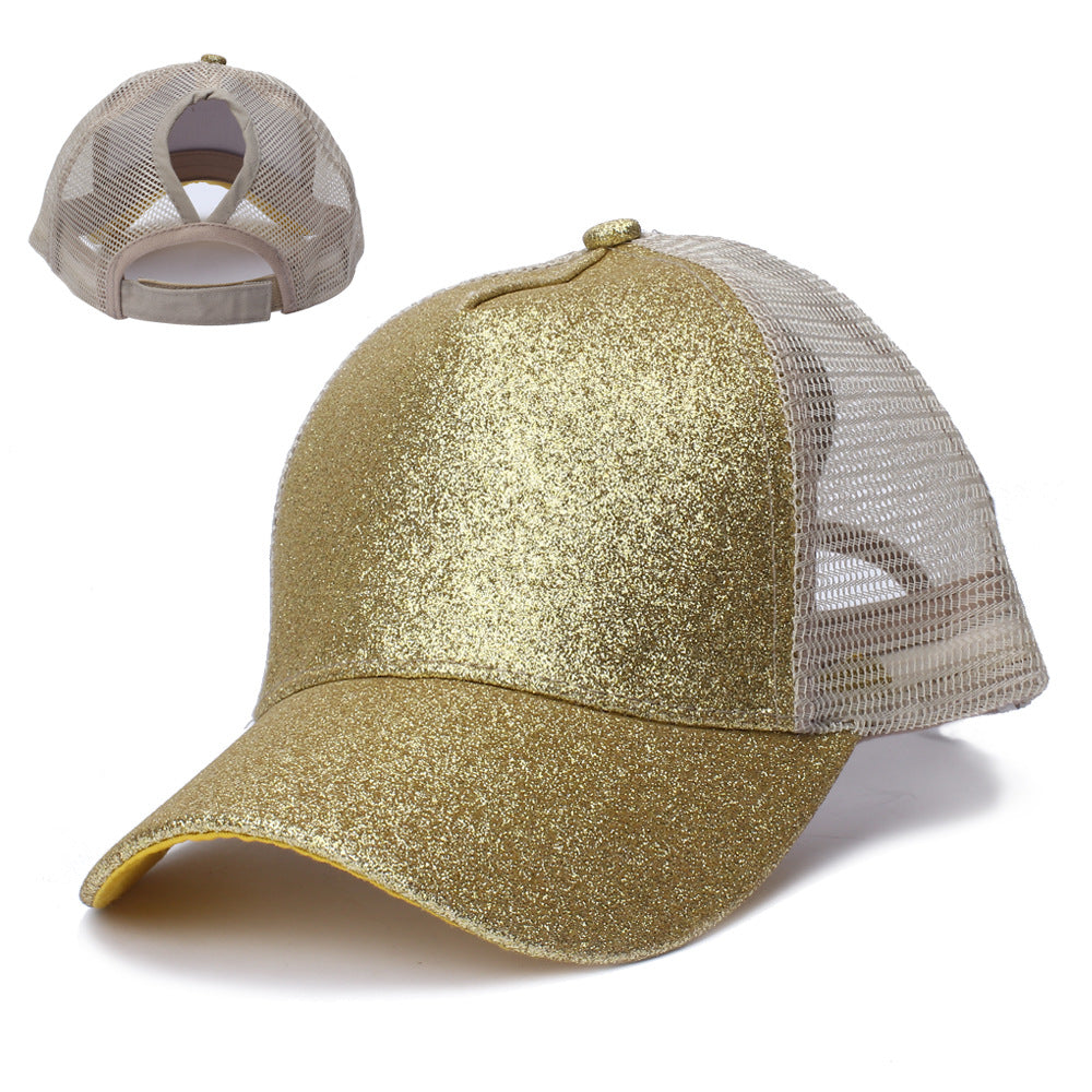 Wholesale Hot Stamping Ponytail Baseball Cap Hat ACC-HT-RongZhao004