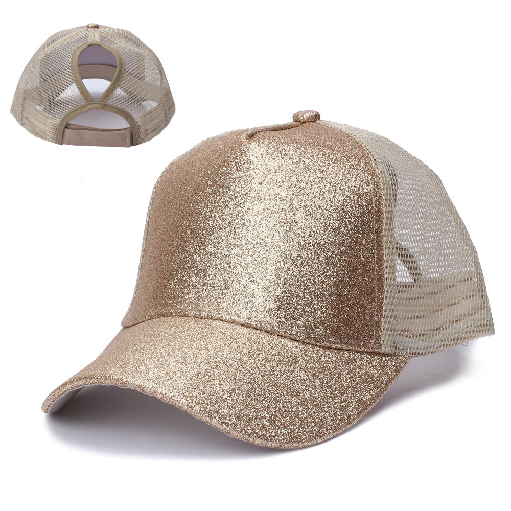Wholesale Hot Stamping Ponytail Baseball Cap Hat ACC-HT-RongZhao004