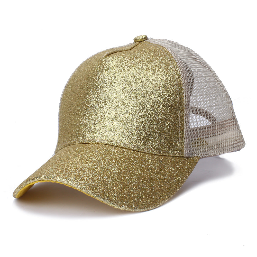 Wholesale Hot Stamping Ponytail Baseball Cap Hat ACC-HT-RongZhao004
