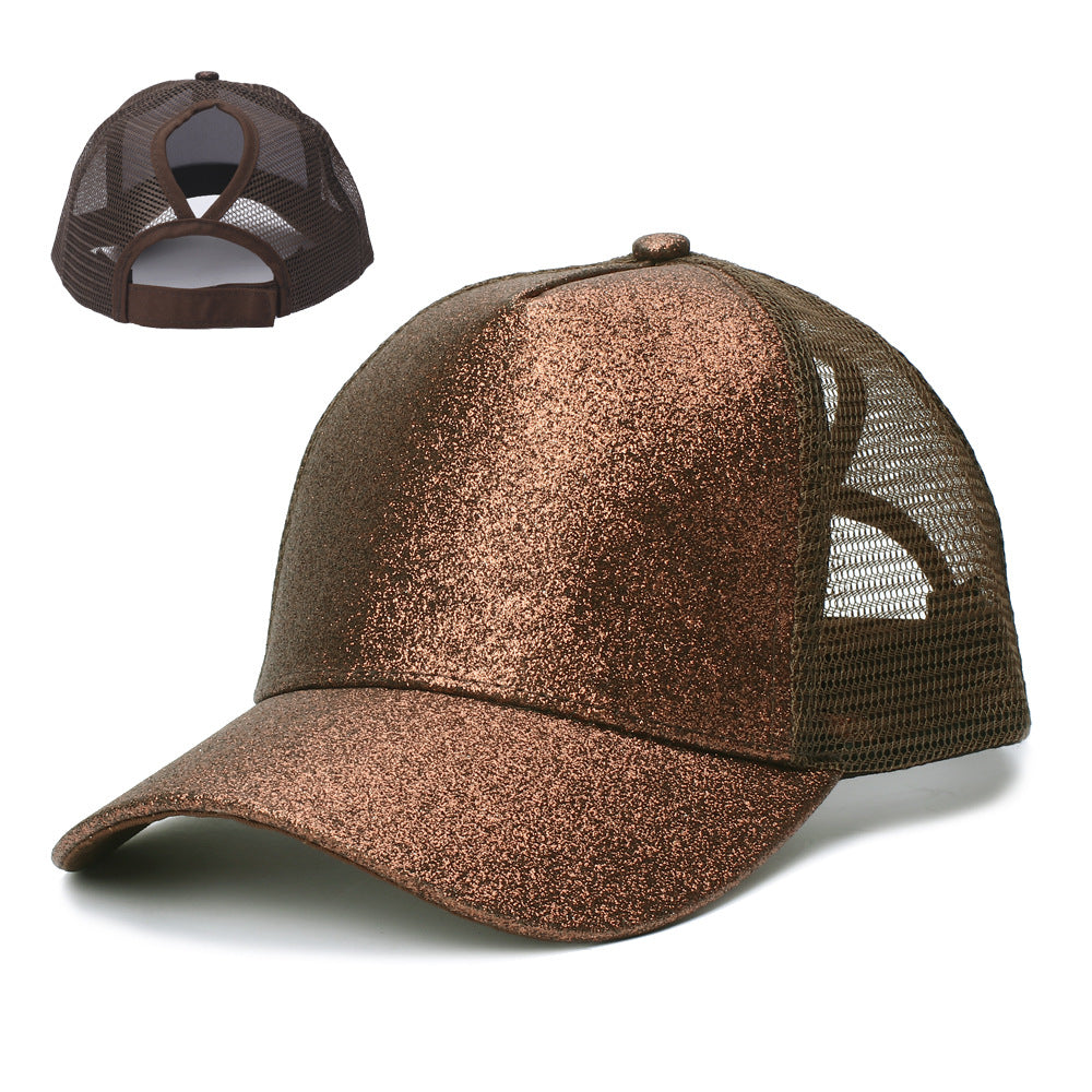 Wholesale Hot Stamping Ponytail Baseball Cap Hat ACC-HT-RongZhao004