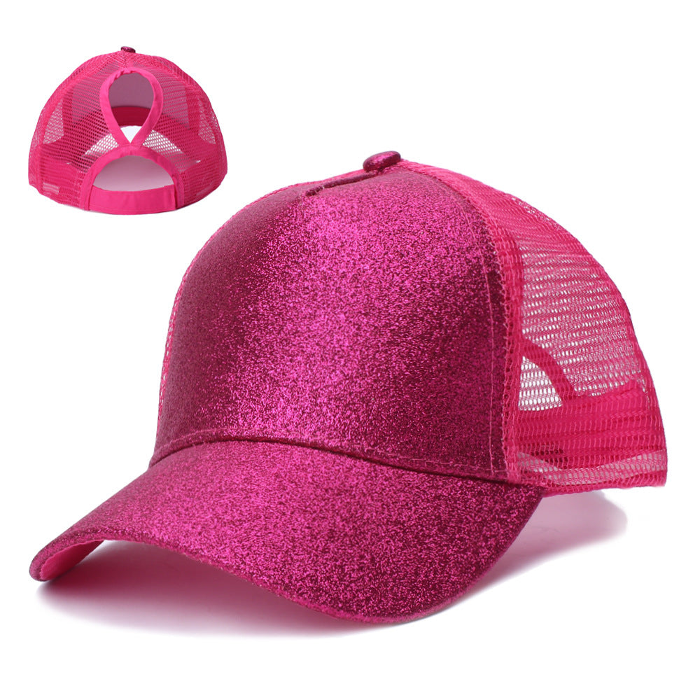 Wholesale Hot Stamping Ponytail Baseball Cap Hat ACC-HT-RongZhao004