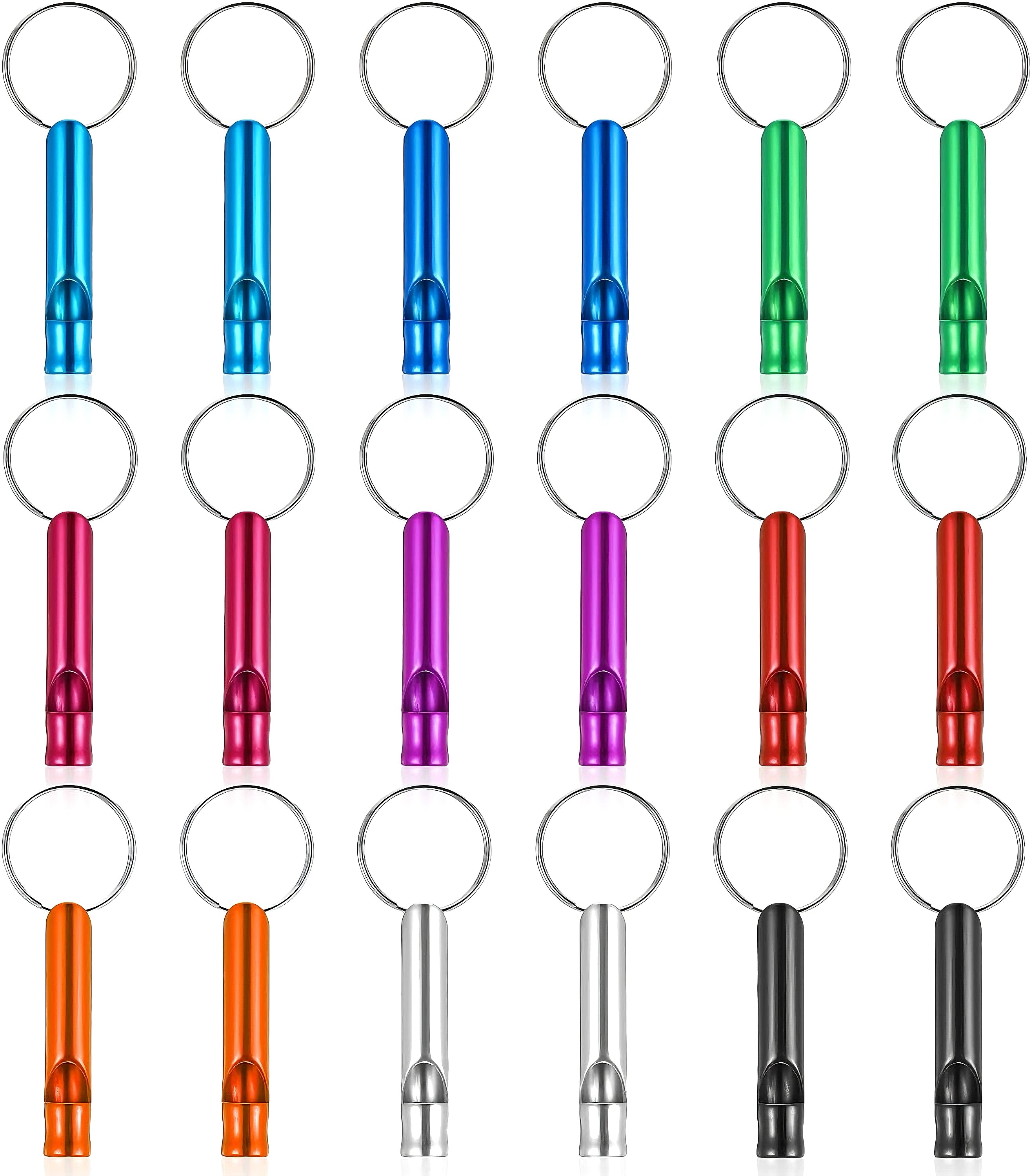 Wholesale Small Aluminum Alloy Whistle Lifesaving Whistle Referee Training Whistle Outdoor Portable Aluminum Alloy Whistle