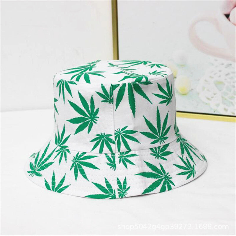Wholesale leaf printing fisherman hat bucket hat