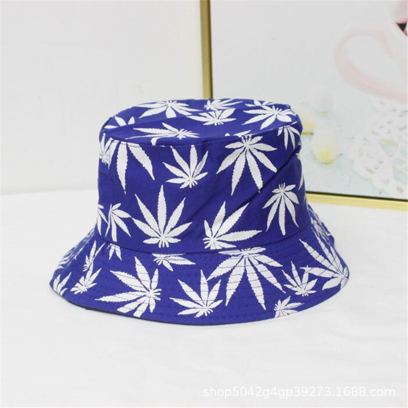 Wholesale leaf printing fisherman hat bucket hat
