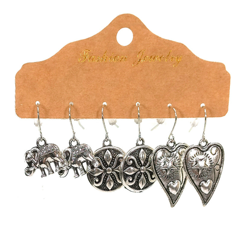 Wholesale Tassel Earrings Set,  Alloy Dripping Oil Water Drop Design,  Fashion Accessory for Party