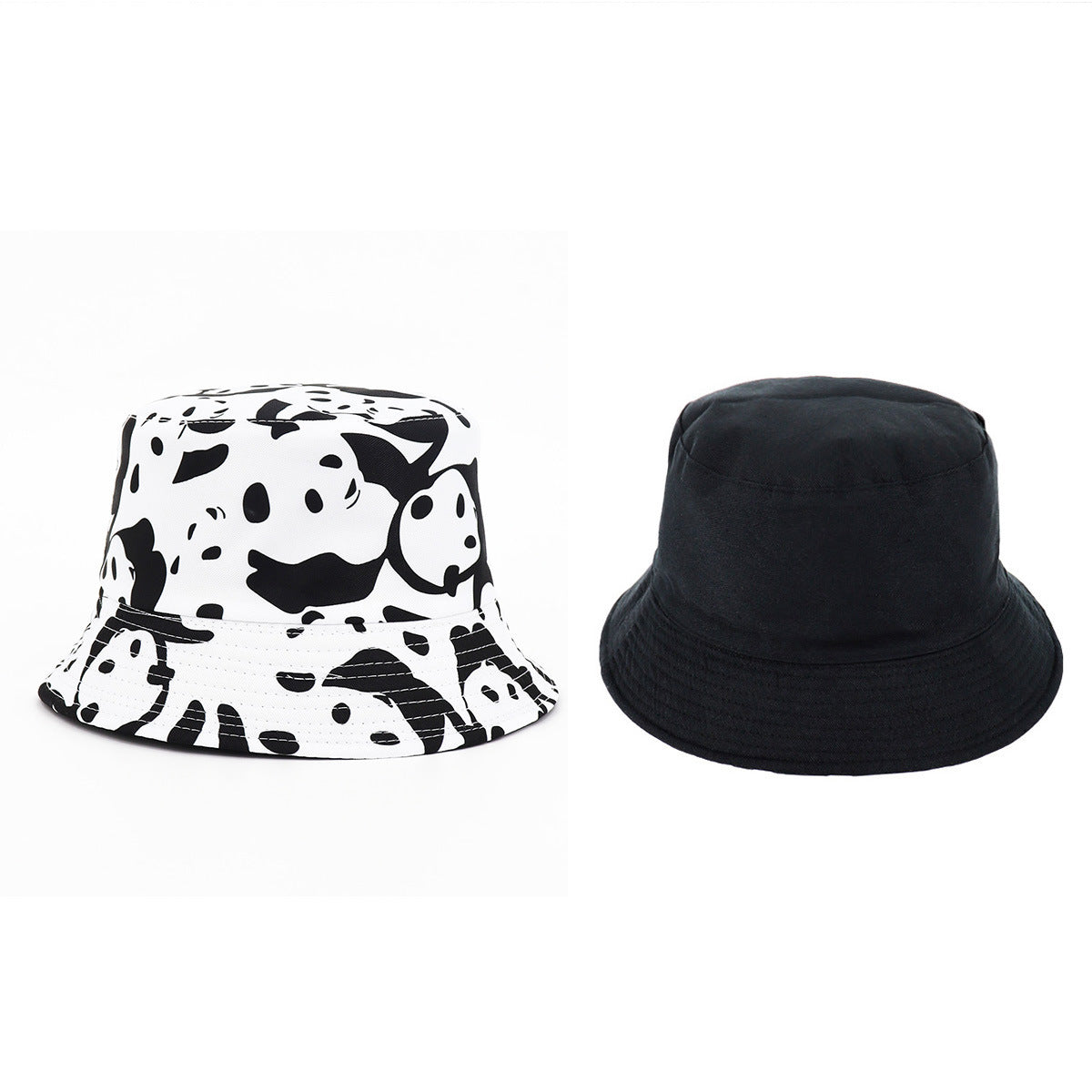 Wholesale Bucket Hat Cow Print Double Sided Casual Hat ACC-HT-DaQi007
