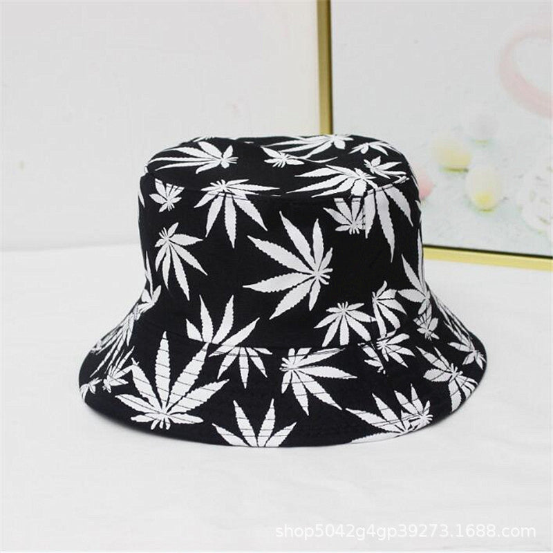 Wholesale leaf printing fisherman hat bucket hat