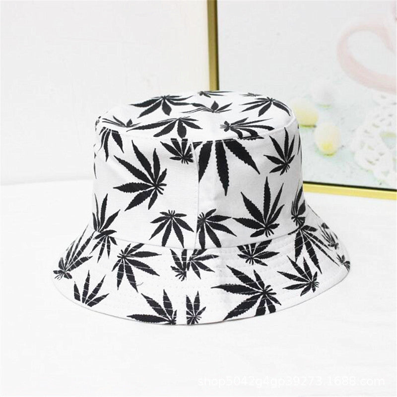 Wholesale leaf printing fisherman hat bucket hat