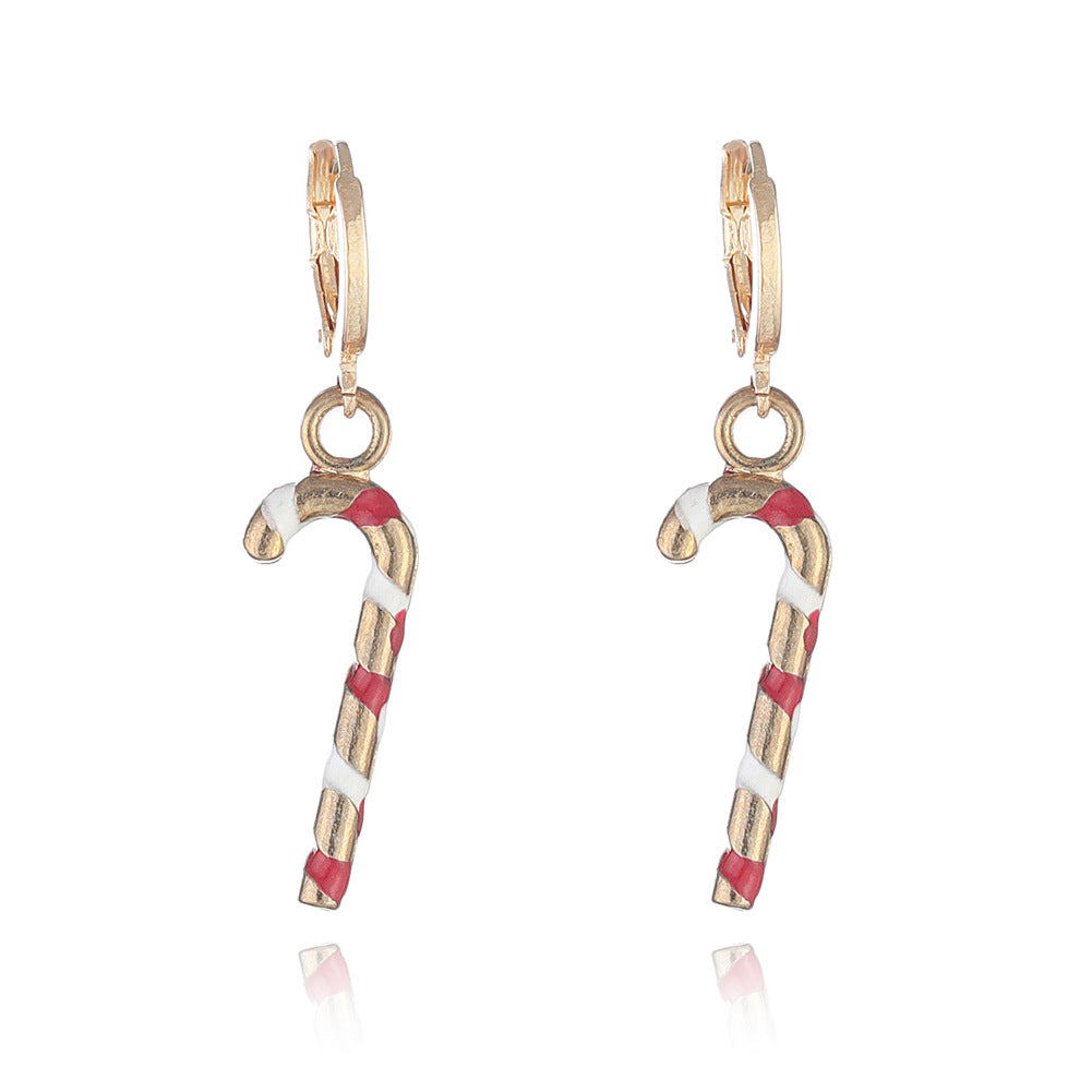 Wholesale Cartoon  Christmas Tree Earrings