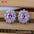 Wholesale Copper Zirconia Inlaid Earrings