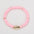 Wholesale  Bohemian Ocean  Metal Shell Bracelet Beach Colorful Soft Ceramic Bracelet