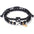 Wholesale hand-woven black and white constellation bracelet