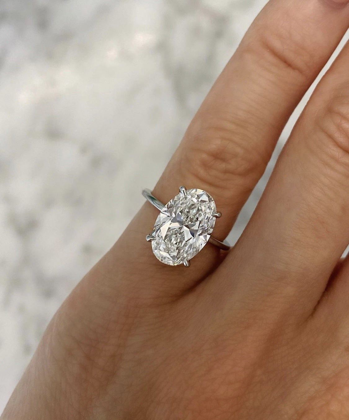 Wholesale Sanjie 2024 New European and American Simple Ins Style Inlaid Zircon Ring Handmade Super Shiny Diamond Ring