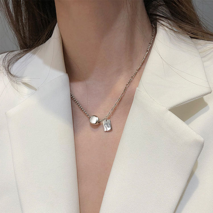 Wholesale 925 Sterling Silver Thai Silver Necklace Vintage Sweater Chain Clavicle Chain Choker Necklace Vintage ACC-NE-Wanshen003