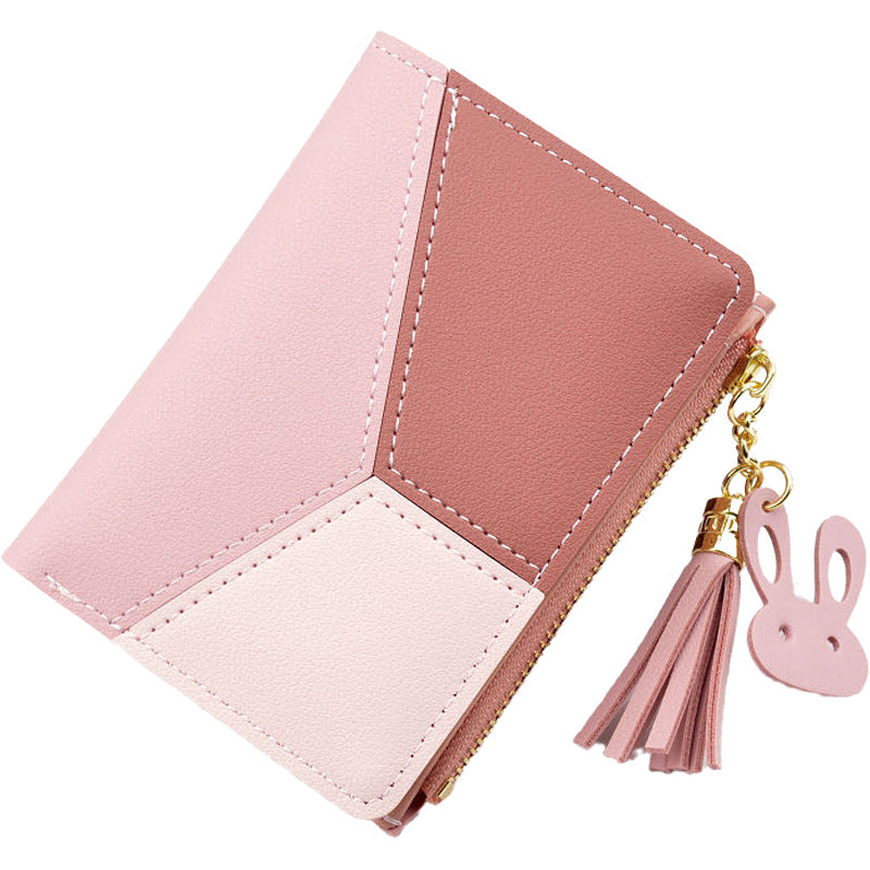 Wholesale Bi-fold Short Women's Zipper Wallet